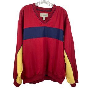 Cutter and Buck Colorblock Golf Mens Large Pullover Wind Rain Vintage 90s